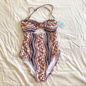 NWT Cupshe Tribal Print One Piece Swimsuit